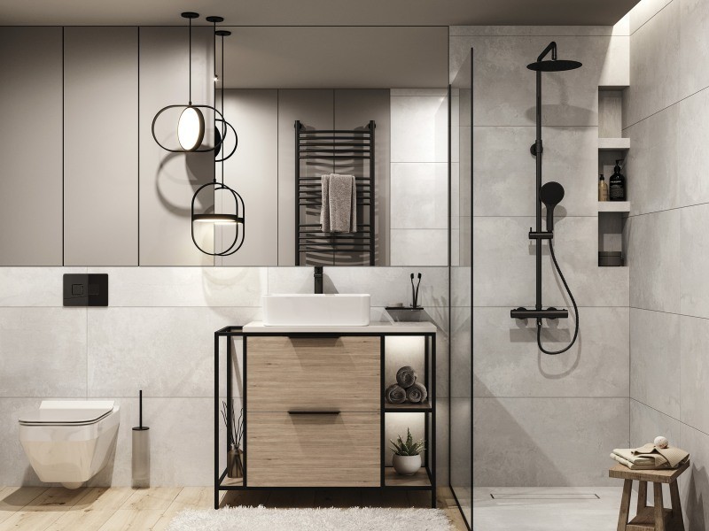 Cersanit Balance светло-серый 450x900 Сорт 2