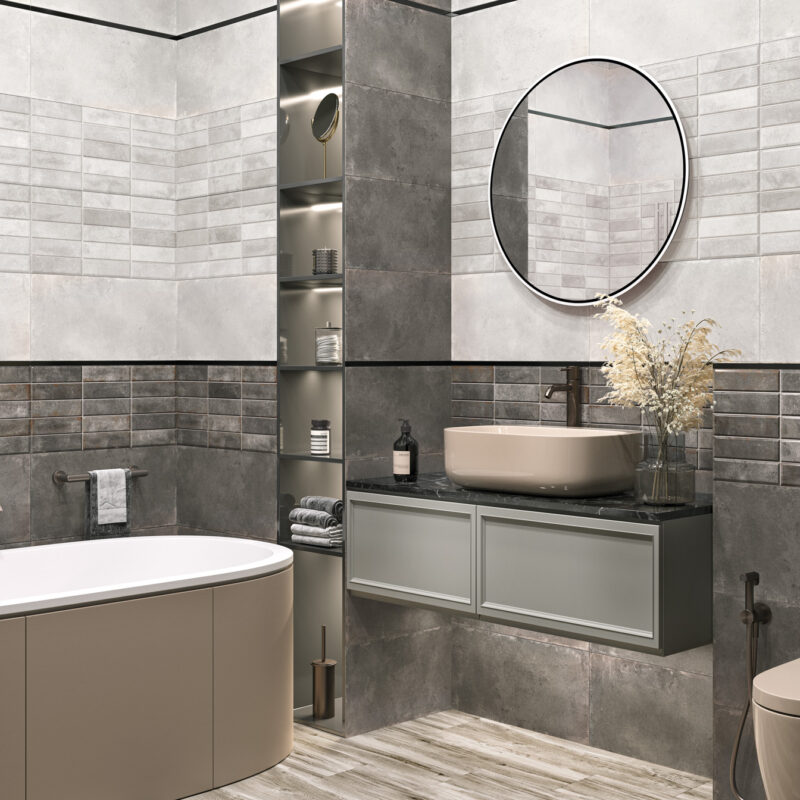 Настенная плитка Elbrus Gray 300×600 Минск