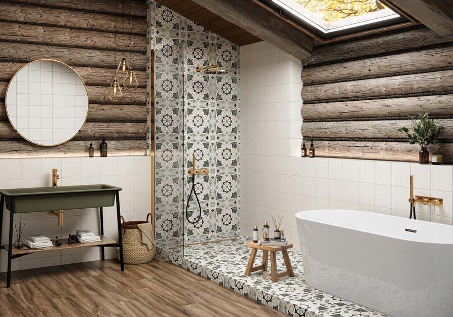 Плитка Design Art GREY 200×200 крупным планом