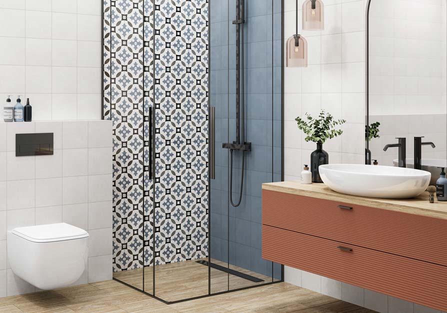 Керамогранит Design Art Blue 200×200 декоративный пэчворк Минск