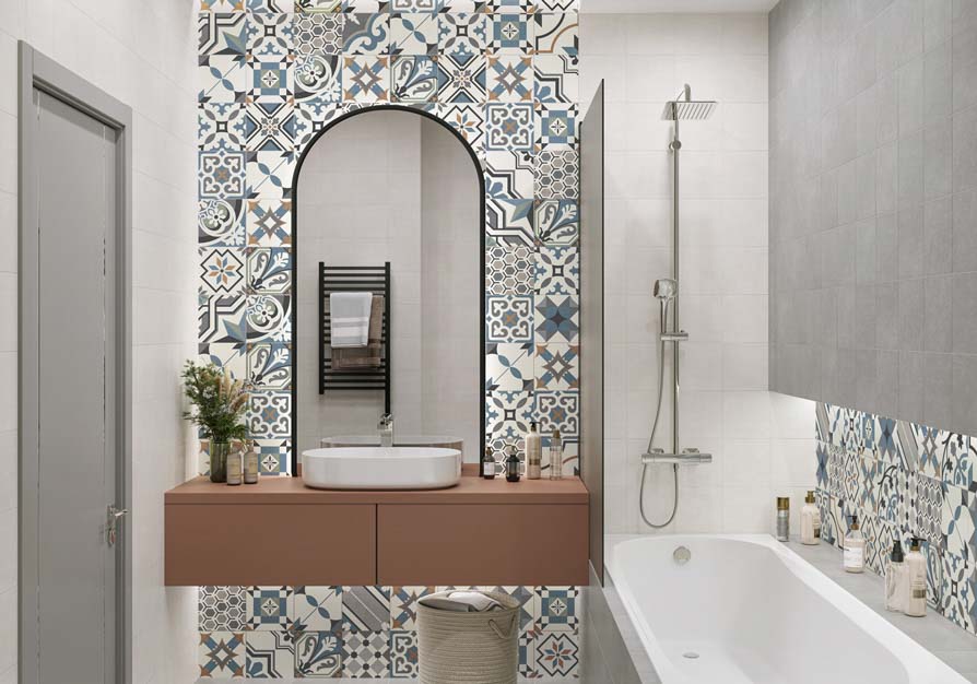 Керамогранит Design Art Mix 2 200×200 крупным планом