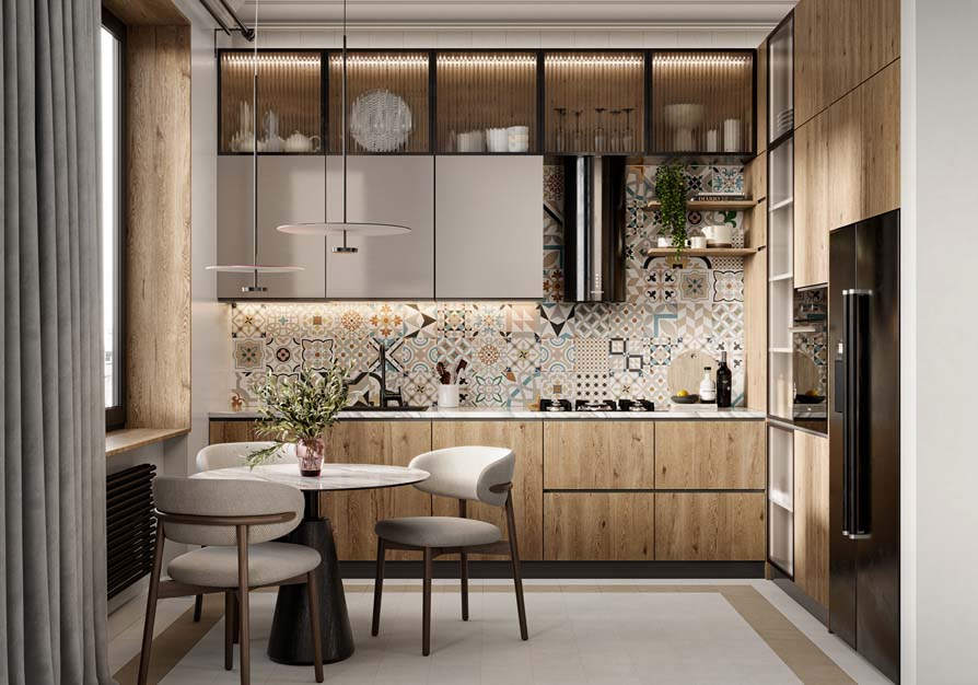 Керамогранит Design Art Mix 3 200×200 крупным планом